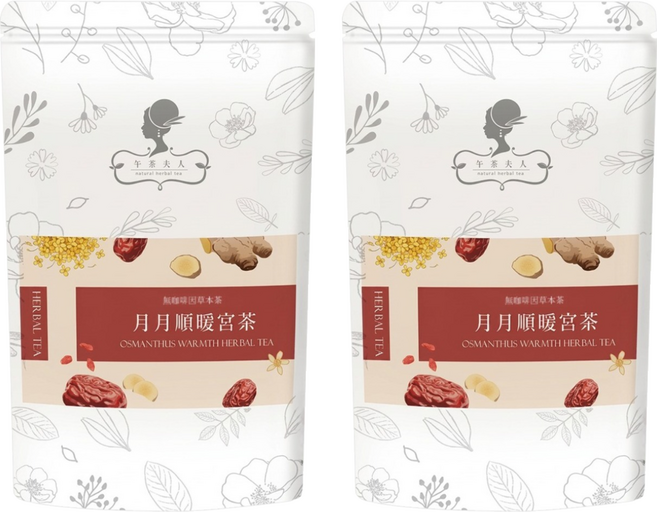 午茶夫人 月月順暖宮茶, 3g, 2套, 10個裝