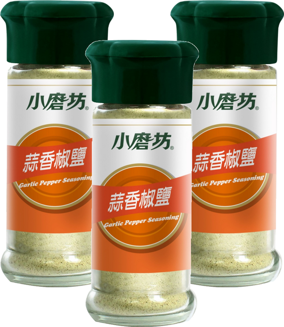 小磨坊 蒜香椒鹽, 35g, 3個