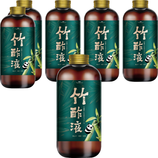QUNDO 康朵 竹醋液, 6個, 500ml