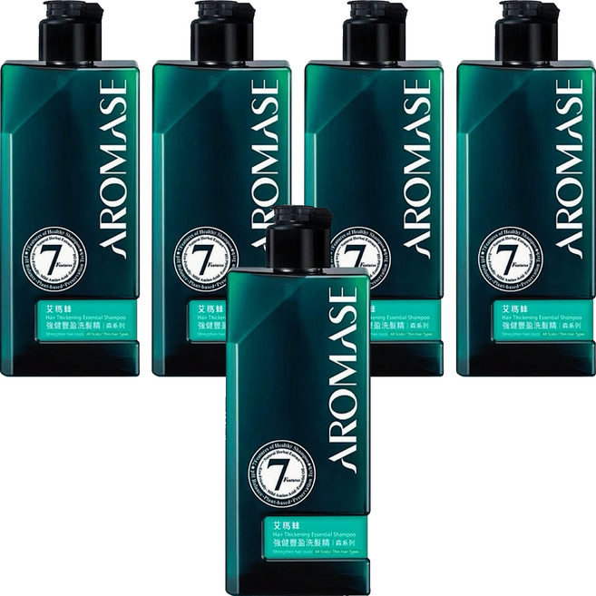 AROMASE 艾瑪絲 森系列 強健豐盈洗髮精, 5件, 90ml