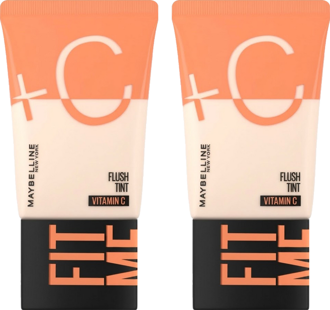 MAYBELLINE 媚比琳 FIT ME水啵啵裸妝乳 30ml, 01, 2個