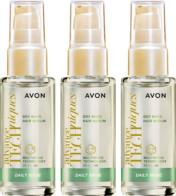 AVON 雅芳 毛鱗片柔亮B5護髮油, 3個, 30ml
