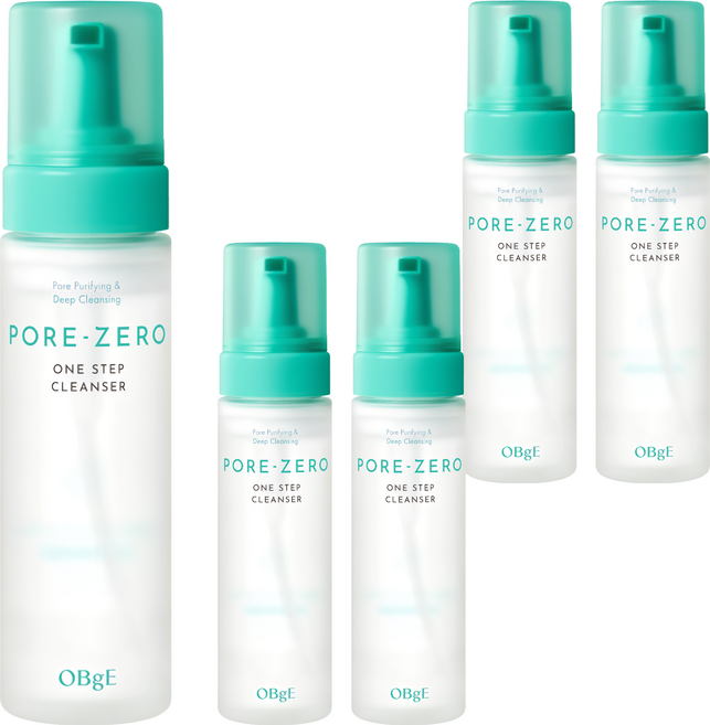 OBgE 台灣公司貨 控油多合一洗卸慕斯, 5個, 200ml