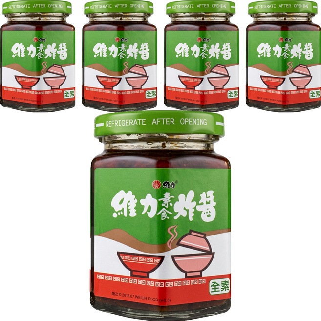 維力 素食炸醬罐, 175g, 5個