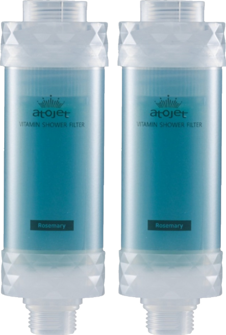 atojet 維他命沐浴過濾器, 2個, 迷迭香