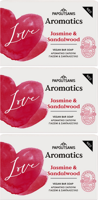 Aromatics 茉莉花 檀香木保濕沐浴皂, 100g, 3個