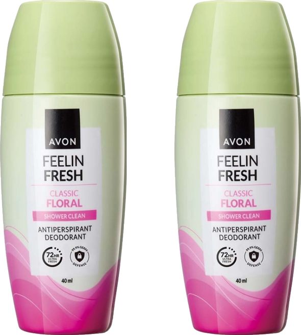 AVON 雅芳 典雅花香體香劑 升級版, 2個, 40ml