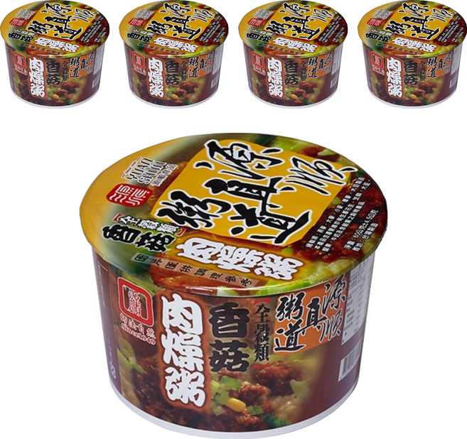 真粥道 香菇肉燥粥, 60g, 5個