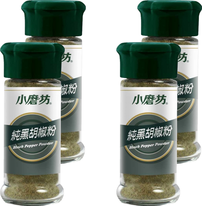 小磨坊 純黑胡椒粉, 27g, 4個