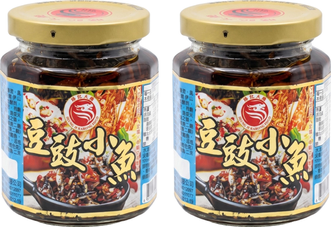 勝記大榮 豆豉小魚, 240g, 2個