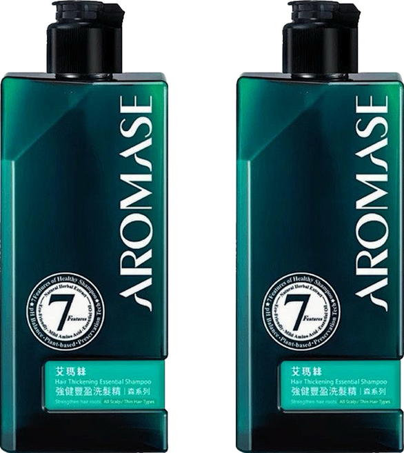 AROMASE 艾瑪絲 森系列 強健豐盈洗髮精, 2件, 90ml