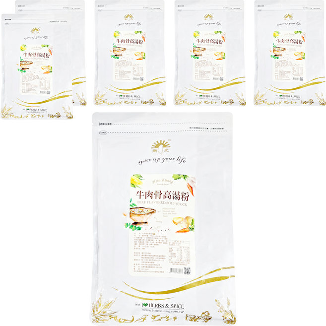新光洋菜 牛肉骨高湯粉, 1kg, 6包