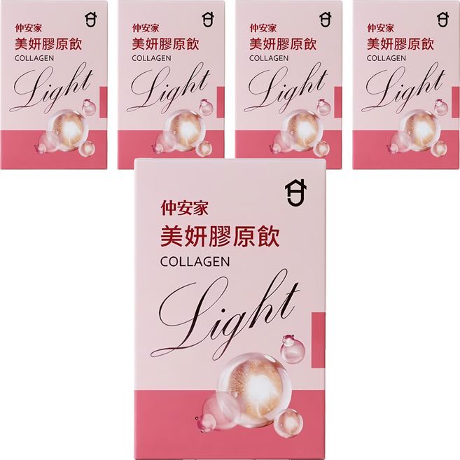 JOIN HOME 仲安家 美妍膠原飲Light 7包, 350ml, 5盒