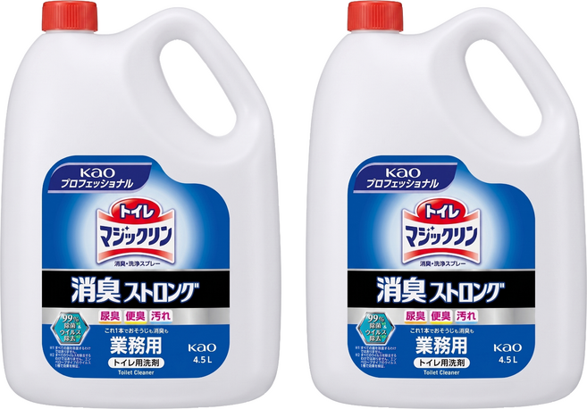 Kao 花王 Magiclean 魔術靈 浴廁馬桶清潔劑 消臭型 草本香, 2個, 4.5L