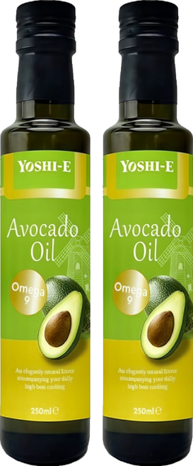 YOSHI-E 100%酪梨油, 2個, 250ml