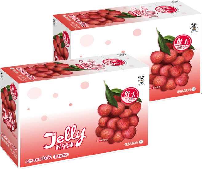 旺旺 Jelly蒟蒻凍 荔枝口味 6個, 780g, 2盒