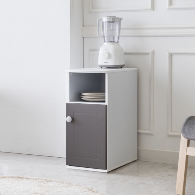 NOA FURNITURE Muban 飲水機臺收納櫃, 灰色