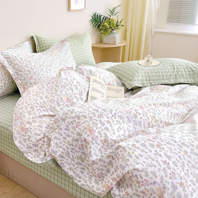J-bedtime 床寢時光 100%純棉四季被寢具4件組 S9322M-H + R9322M
