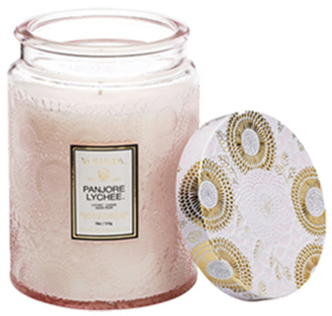 VOLUSPA Pandery Rich 玻璃蠟燭 510g, 1個, 黑醋栗果, 梨子