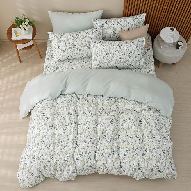 Hong Yew Bedding 鴻宇寢飾 100%精梳純棉鋪棉兩用被套 雙人(210 x 180cm) 洛伊 台灣製 C20159