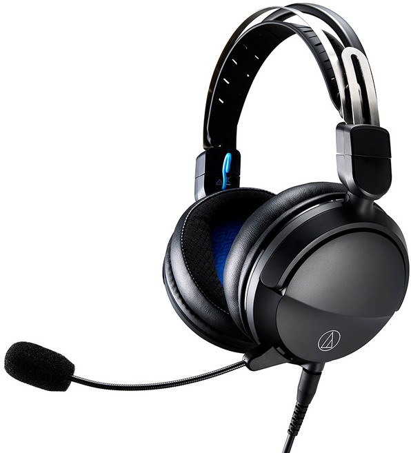 audio-technica 鐵三角 可拆式麥克風 封閉式 Hi-Fi 電競耳機麥克風, 黑色, ATH-GL3