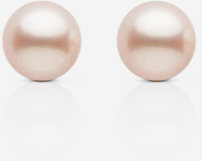 ENCLAIR 女用真水晶珍珠耳環 10mm