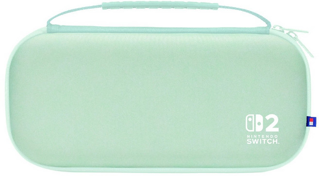 HORI EVA 輕薄硬殼主機保護包 Plus款 Nintendo SwitchTM 2適用, 1個, 淡綠色, NSX-080