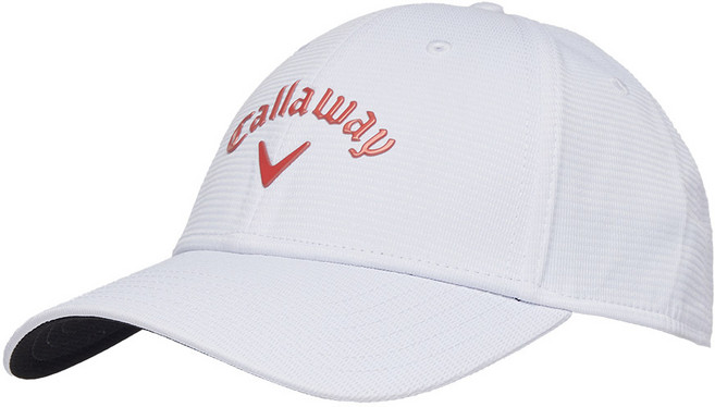 Callaway 卡拉威 WMN LIQUID METAL帽子, 白色+灰玫瑰色