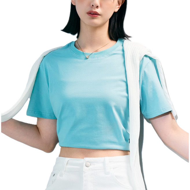 MAJOR MADE 男女通用 二代防潑水機能登峰素T, 淺湖藍