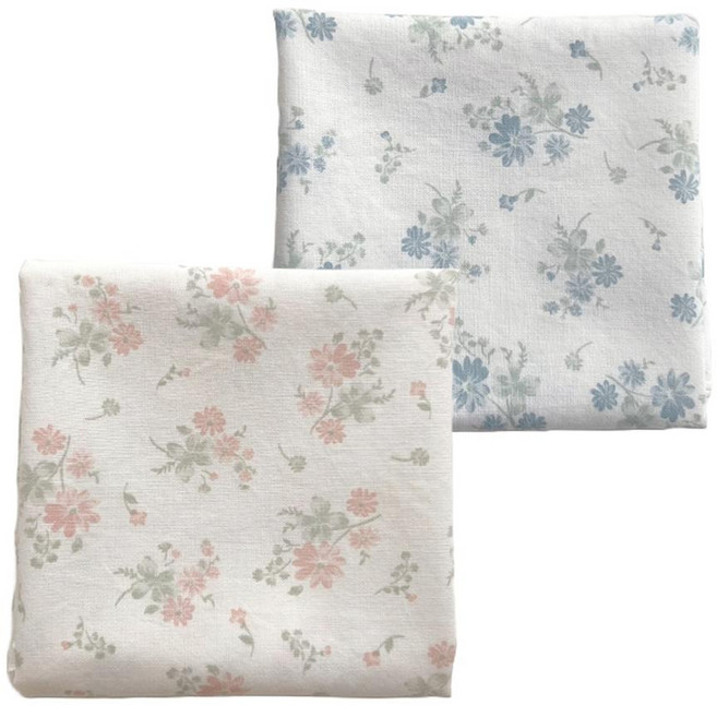 Maison Textile 波斯菊莫代爾手帕 2入組