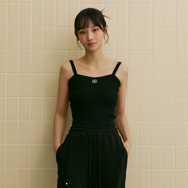 EGOIST 女款刺繡亮點修身針織背心 ES2BO405