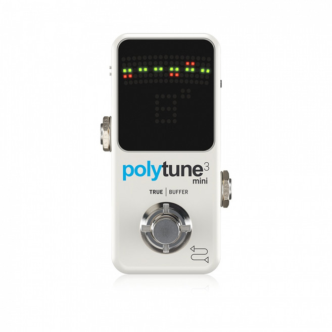POLYTUNE 3 迷你和絃調音器 吉他效果器, POLYTUNE 3 MINI, 白色, 1個