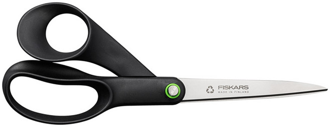 Fiskars Functional Form 芬蘭製 21cm 多功能通用剪刀 廚房食物剪 裁縫剪 黑色 1入 1個