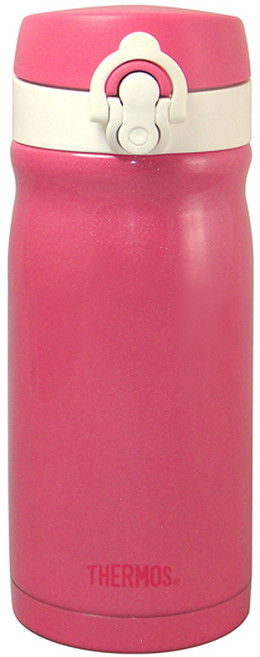 THERMOS 膳魔師 不鏽鋼真空彈蓋隨手保溫杯瓶 JMY-352MR, 紅莓歐蕾, 350ml, 1個