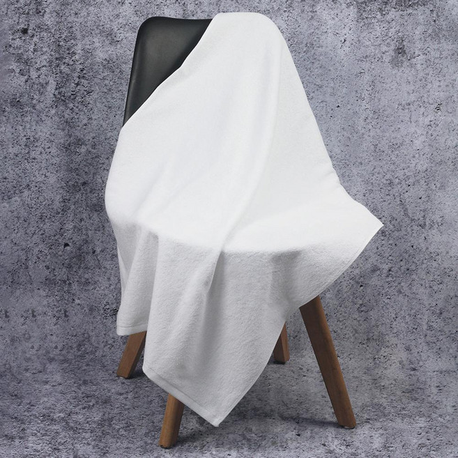 AMENITY TOWEL 30支純棉浴巾 350g 白色, 1條