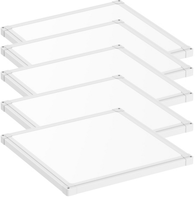 vittz KS LED 直下式平板燈 側光面照明 DC型 520 x 520 x 28 mm 5入, 白色, 晝光色