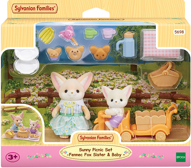 EPOCH Sylvanian Families 森林家族 沙漠狐狸野餐公仔組 5698, 1套