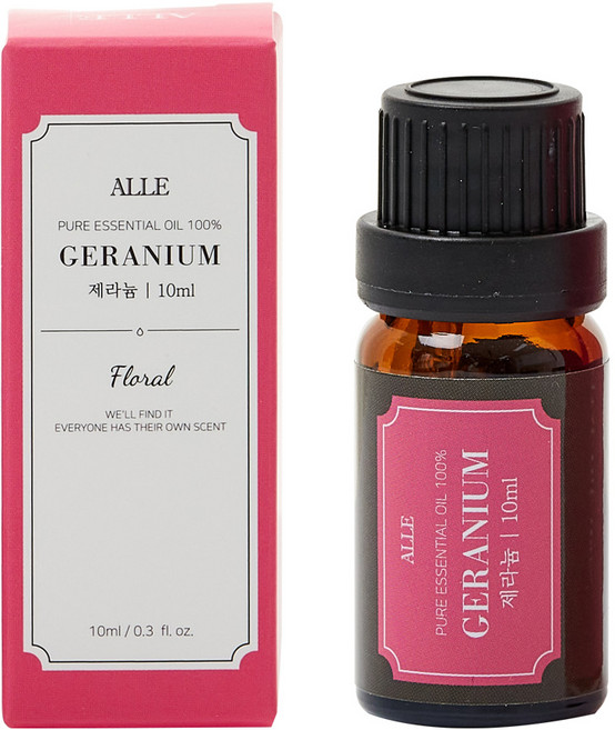 Alie 香氛精油 天竺葵, 10ml, 1入