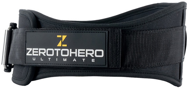 ZERO TO HERO Ultimate 健身腰帶 A, 黑色, 1個