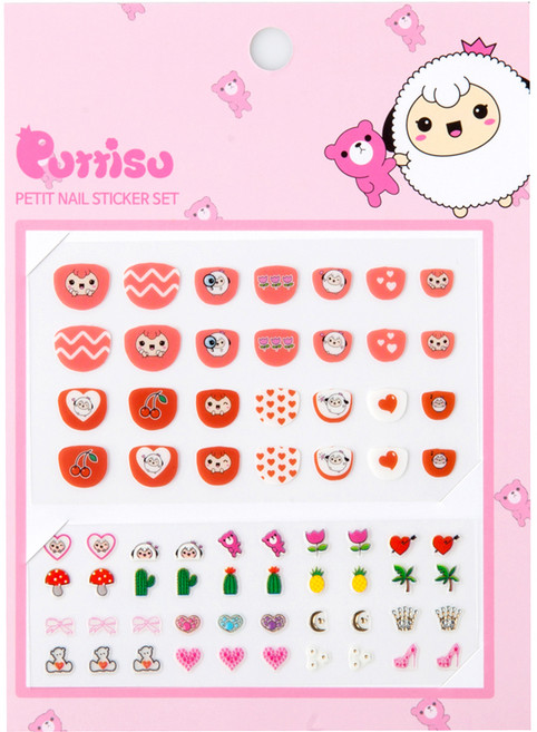Puttisu Petit兒童指甲貼, 05款, 1組