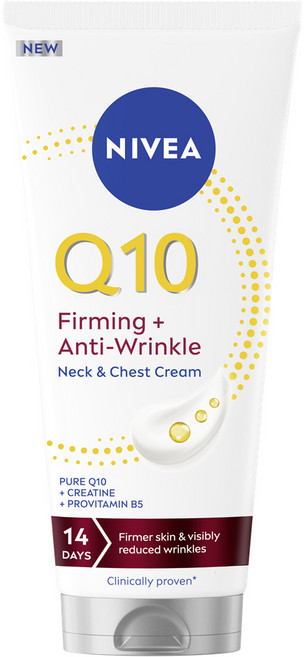 NIVEA 妮維雅 台灣公司貨 Q10抗痕撫紋身體修護霜, 1個, 200ml