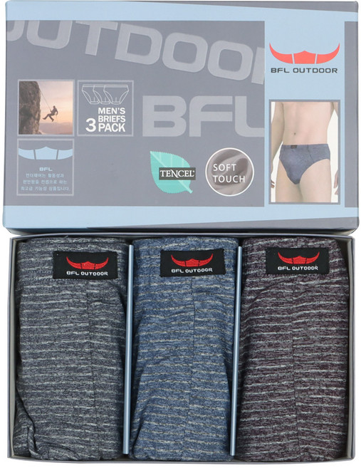 BFL OUTDOOR 四向彈力三角內褲3件套 BMB-5704