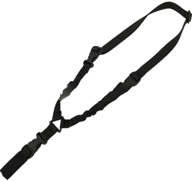 Edenstoll 軍規戰術尼龍斜背帶, 黑色, 1個