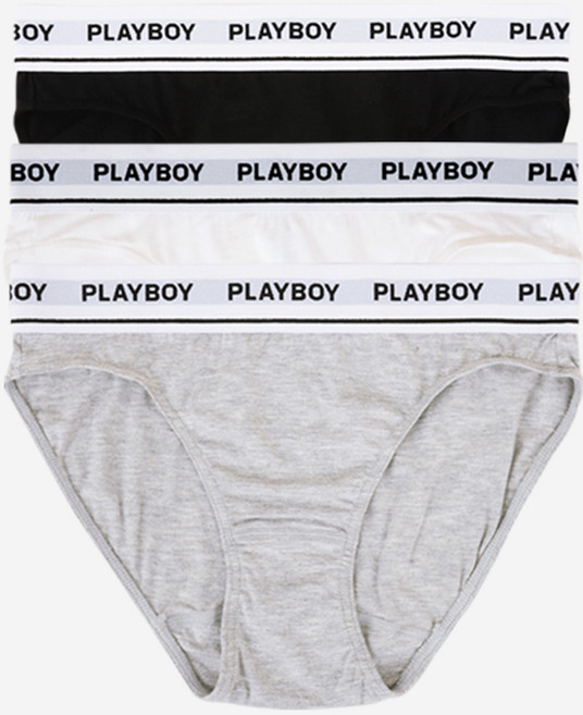 PLAYBOY 女性外露腰帶三角褲 3件組 PWP3611, 95