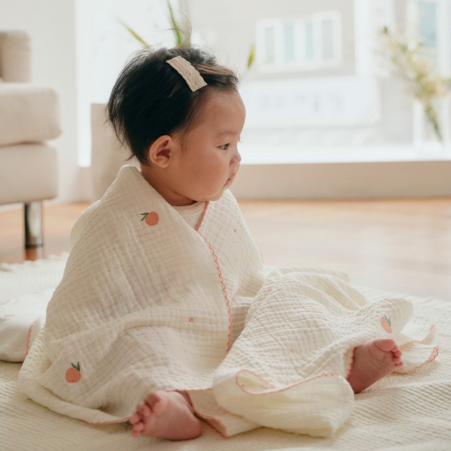 La vikit 嬰幼兒毯, 可愛的桃子