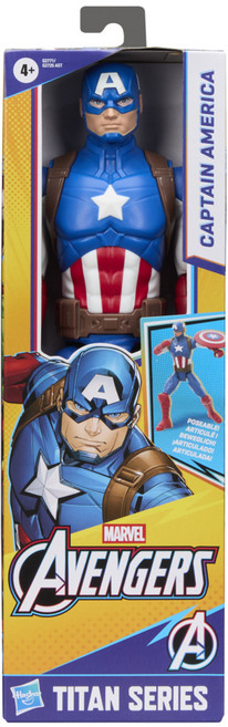MARVEL 漫威 復仇者聯盟泰坦系列 美國隊長, 混合顏色, 1個
