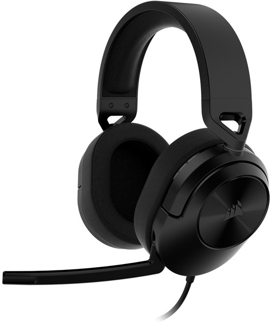 CORSAIR 海盜船 HS55 STEREO 電競耳機麥克風, 黑色, 單一商品
