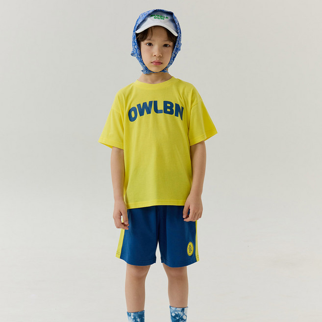 OWLEYBARN 兒童Ollie撞色夏季上下裝套組
