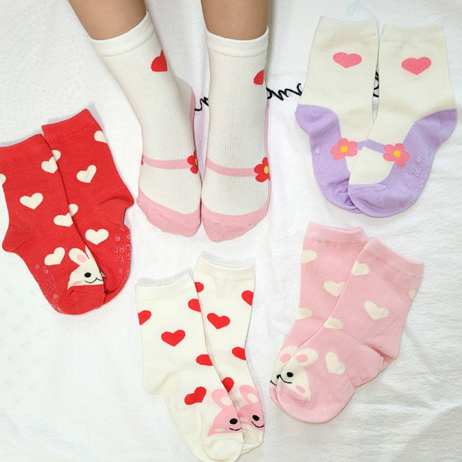 Kids FUTURE 女童 Sorang 中筒襪 5雙組