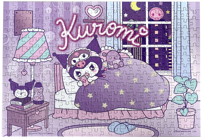HUNDRED PICTURES 百耘圖 城市系列 晚安訊息拼圖 26 x 38cm HP0300S-295, Kuromi 酷洛米, 1個, 300片